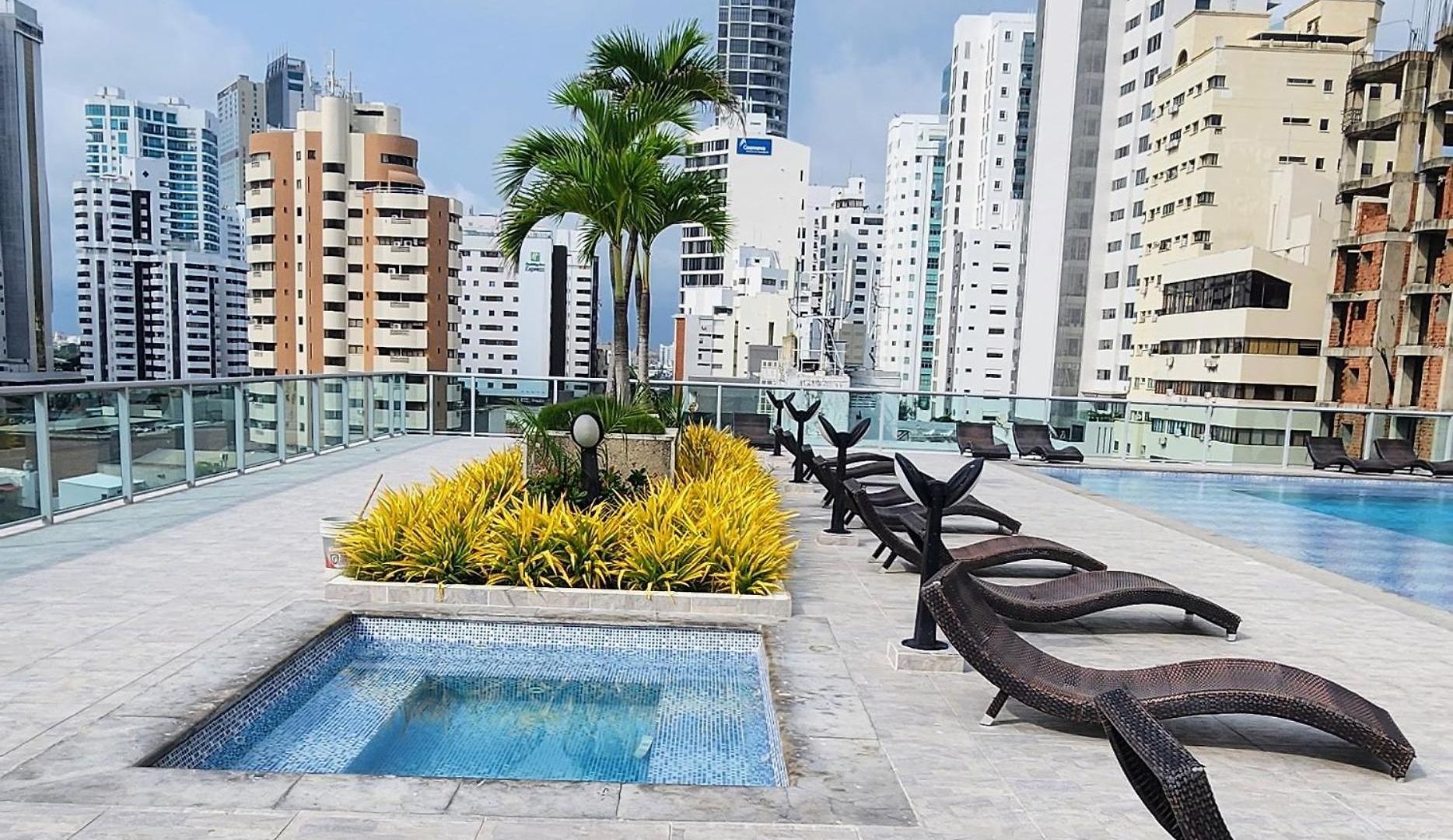 Bocagrande Bay View Gym Jacuzzi Pool * Cartagena